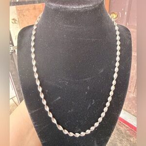 925 Made In Italy  Twisted Necklace
